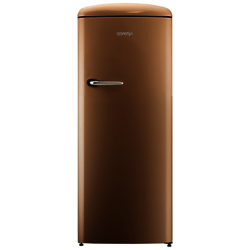 Gorenje ORB153 Freestanding Fridge, A+++ Energy Rating, Right-Hand Hinge, 60cm Wide Royal Coffee